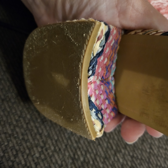 Steven Multicolor Woven Slide Sandals - Picture 6 of 9